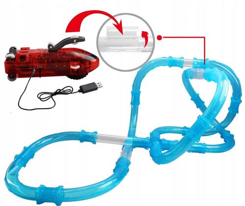 Tor wyścigowy kolejka hyper loop RC 72 elementy na Arena.pl