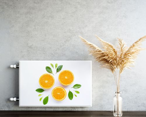 Mata MAGNETYCZNA Na Grzejnik Owoce Soczyste Pomarańcze 100cm x 60cm na Arena.pl