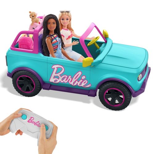 Hot Wheels RC Barbie SUV Pojazd zdalnie sterowany w skali 1:12 JEEP AUTKO na Arena.pl