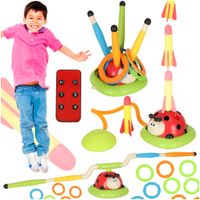 Gra Zręcznościowa Biedronka Skakanka Automatyczna Wyrzutnia Rakiet Obręcze