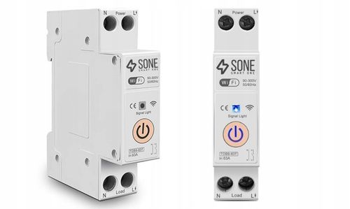 Przekaźnik WIFI 16A TUYA SMART WŁĄCZNIK NA SZYNĘ DIN STEROWNIK ON OFF na Arena.pl