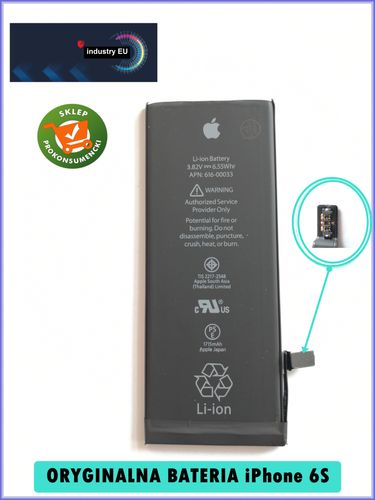 Bateria iPhone 6s ORGINAŁ na Arena.pl