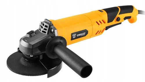 SZLIFIERKA KĄTOWA KĄTÓWKA 1100W 125MM Z REGULACJĄ OBROTÓW DEKO + 3 TARCZE na Arena.pl