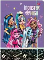 teczka z gumką a4 monster high - 300g/m2 bambino