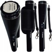 WYKRYWACZ METALU RĘCZNY DETEKTOR METALI MONET WIBRACJE DŹWIĘK +KABURA