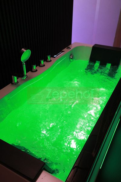 Wanna z hydromasażem EBX-7066 white prostokątna 170cmx78cmx61cm Wodosp zdjęcie 59