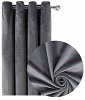 Zasłona WELWETOWA Na Przelotkach 140x250 Gruba Welurowa Velvet Różne Kolory