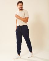 Spodnie dresowe męskie granatowe Amon Rozmiar - L