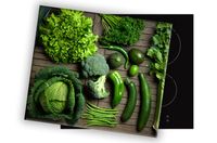 SZKLANA DESKA NA KUCHENKĘ 60x52 078A WARZYWA