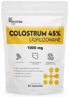 Proton Labs - Colostrum Liofilizowane 45% immunoglobulin 1000 mg | 60 kaps.
