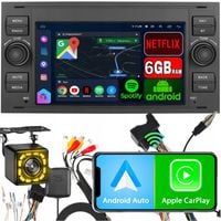 RADIO SAMOCHODOWE do FORD KUGA S-MAX C-MAX CARPLAY 6GB RDS GPS WIFI ANDROID