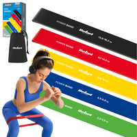 Zestaw 5 gum taśm do ćwiczeń treningu rehabilitacyjna fitness band Rebel