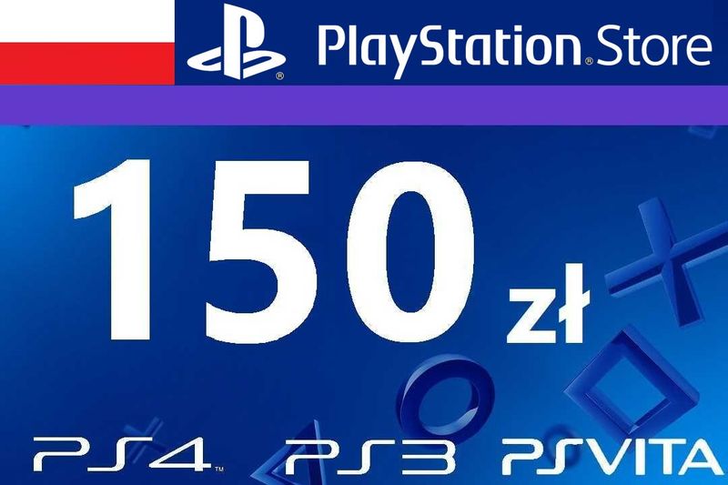 Playstation 150 zł, Doładowanie PSN Store zdjęcie 1