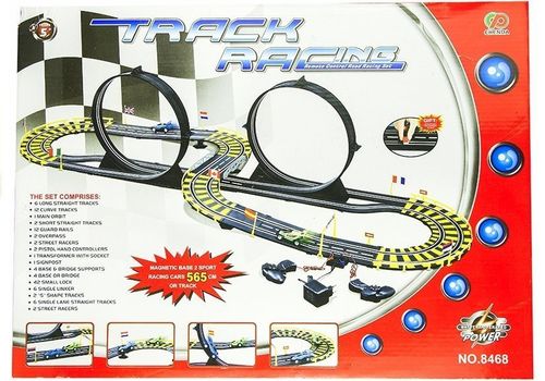 Tor Samochodowy Track Racing Dwa Auta 565 cm na Arena.pl