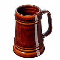 Kadax Kufel do Piwa 500ml Piwo Ceramika Kamionowy