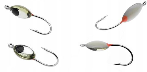 Mormyszka Wolframowa fosforowa Podlodowa z oczkiem na Arena.pl