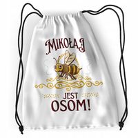 Plecak Dla Mikołaja Sportowy Szkolny Worek Torba Z Nadrukiem Ze Zdjęciem