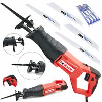 ELEKTRYCZNA PIŁA SZABLASTA LISICA 1700W Z ZESTAWEM BRZESZCZOTÓW 10SZT.