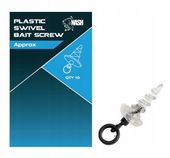 2 x WKRĘT PLASTIKOWY NASH SWIVEL BAIT SCREW 13mm
