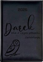 KALENDARZ A5 2026 dzienny KSIĄZKOWY z grawerem DLA ORNITOLOGA + IMIĘ