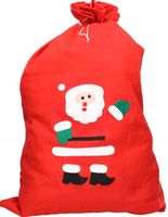 WOREK NA PREZENTY POD CHOINKĘ DUŻY XXL WOREK ŚWIETGO MIKOŁAJA