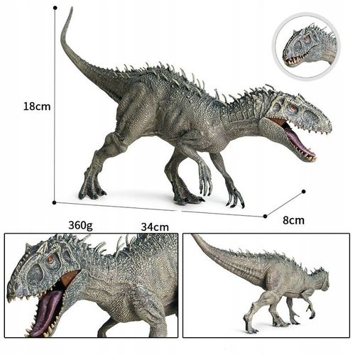DINOZAUR T-REX RYCZY CHODZI FIGURKI 34CM na Arena.pl