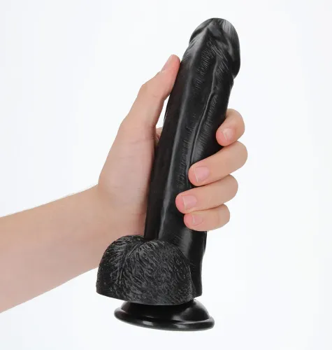 realrock model prosty 20,5 cm z przyssawką i detalami anatomicznymi na Arena.pl