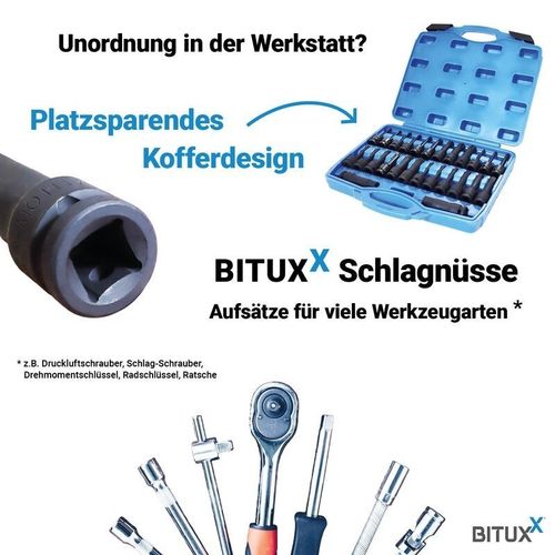 19607 26‑częściowy zestaw nasadek 1/2″ - nasadki, bity Torx i wielozębate na Arena.pl