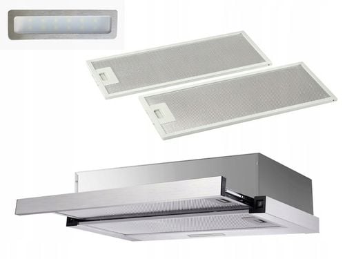 Okap kuchenny do zabudowy teleskopowy podszafkowy Arset Marin 50cm na Arena.pl