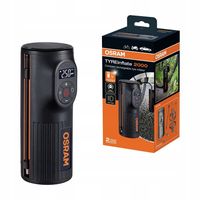 Kompresor przenośny AKUMULATOROWY sprężarka 8 BAR POWERBANK latarka OSRAM