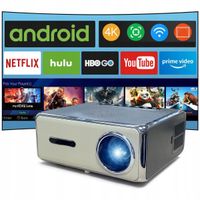 2 x PROJEKTOR RZUTNIK 24000LM WIFI ANDROID SMART TV FULL HD 4K AUTOFOCUS 30