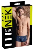 nek bokserki męskie xl mikrofibra siateczka niebieskie kontrastowe
