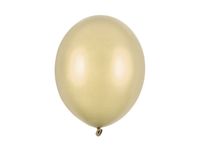 Balony metallic delikatne złote cold gold strong, 30 cm 3 szt.