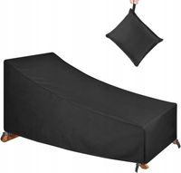 POKROWIEC LEŻAK OGRODOWY OXFORD 420D WODOODPORNY OCHRONA UV 200x75x70 CM