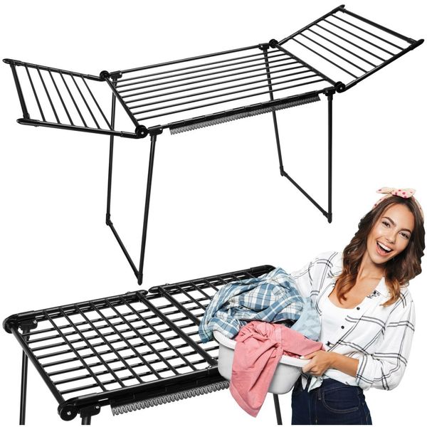 Suszarka na pranie ADELINE czarna zdjęcie 1