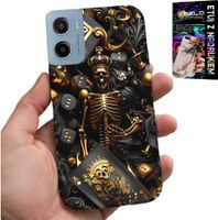 ETUI DO MOTOROLA E15 / G05 - KRÓL POKER KOŚCI AS WZORY DLA MEN +FOLIA