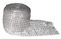 TAŚMA CYRKONIE PAS DIAMENTOWY 9,1M X10CM SREBRNA