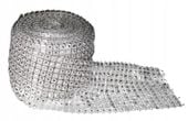TAŚMA CYRKONIE PAS DIAMENTOWY 9,1M X10CM SREBRNA