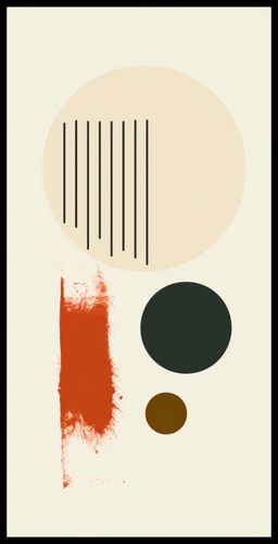 Plakat 50x100cm Symetryczna Struna na Arena.pl