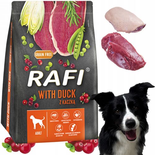 sucha karma dla psa rafi adult z kaczką 3 kg - 2 szt. na Arena.pl
