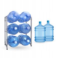 Stojak na 6 butle z wodą ViO MR-6 - Metalowy, Składany - Organizer do butle