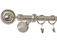 Karnisz ozdobny (WZ6, 200 cm, kolor stalowy)