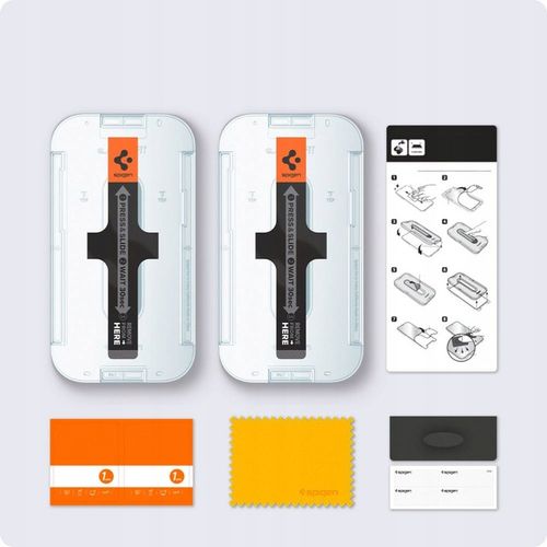 SZKŁO 2szt do Apple iPhone 14 / 13 / 13 Pro SPIGEN EZ FIT + Ramka Aplikator na Arena.pl