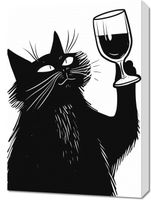 Obraz 50x70cm Koci Wirtuoz