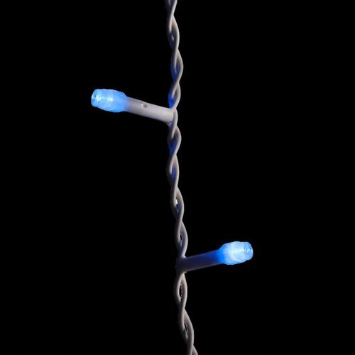 SOPLE 500 LED KURTYNA LAMPKI ZEWNĘTRZNE NIEBIESKIE + FLASH ZIMNY BIAŁY 15M na Arena.pl