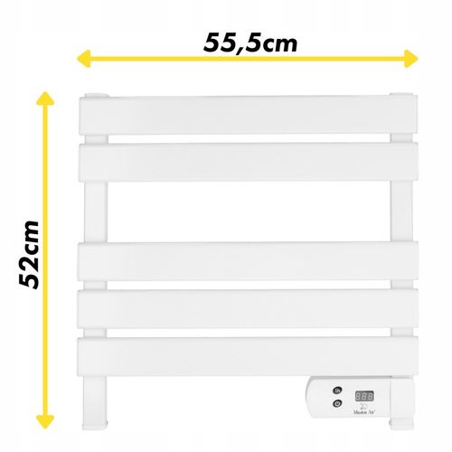 MAŁY GRZEJNIK ŁAZIENKOWY ELEKTRYCZNY drabinka suszarka timer BIAŁY 150W na Arena.pl