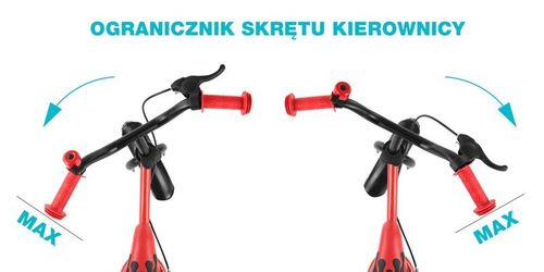 ROWEREK BIEGOWY DRAGON Z HAMULCEM CANDY MILLY MALL na Arena.pl