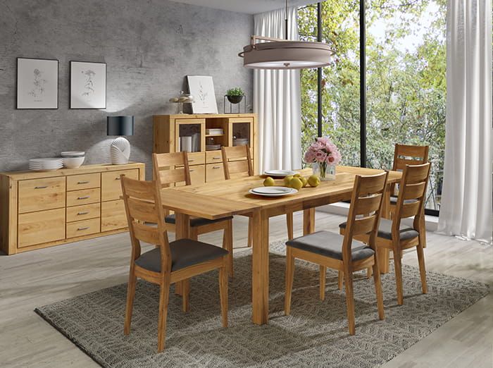 Półka ścienna dębowa Como / Riva zdjęcie 3