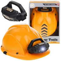kask ochronny hełm roboczy budowlany latarka led