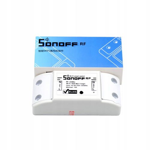 Inteligentny przełącznik WiFi + RF 433 Sonoff RF R na Arena.pl